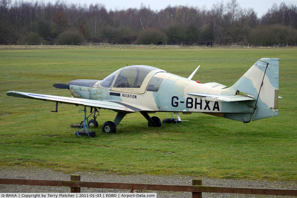 G-BHXA, 1980 Scottish Aviation Bulldog Series 120 Model 1210 C/N BH120/407, 1980 British Aerospace BULLDOG SERIES 120 MODEL 1210, c/n: BH120/407 at Derby Eggington