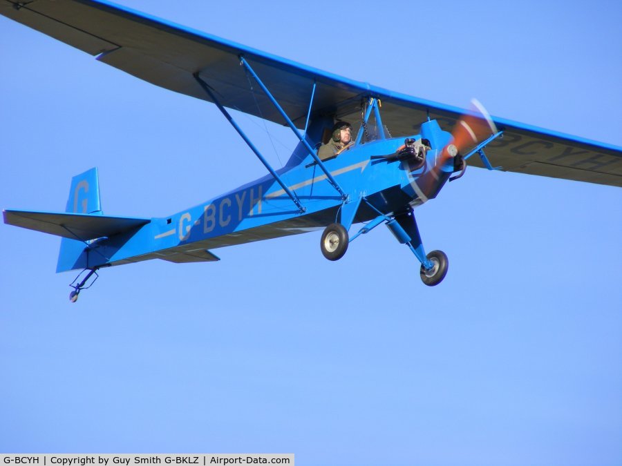 G-BCYH, 1976 Slingsby T-31 Cadet Motor Glider III C/N PFA 1568, Test Flight afer overhaul @ Challock