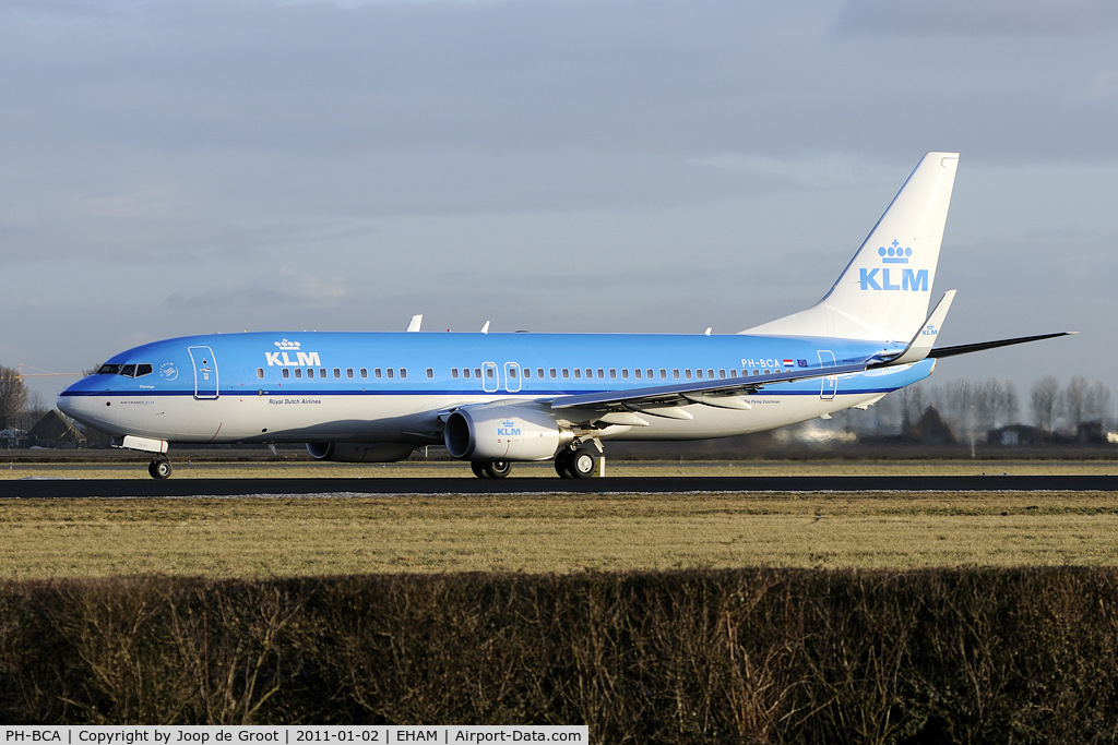 PH-BCA, 2010 Boeing 737-8K2 C/N 37820, new to the KLM fleet