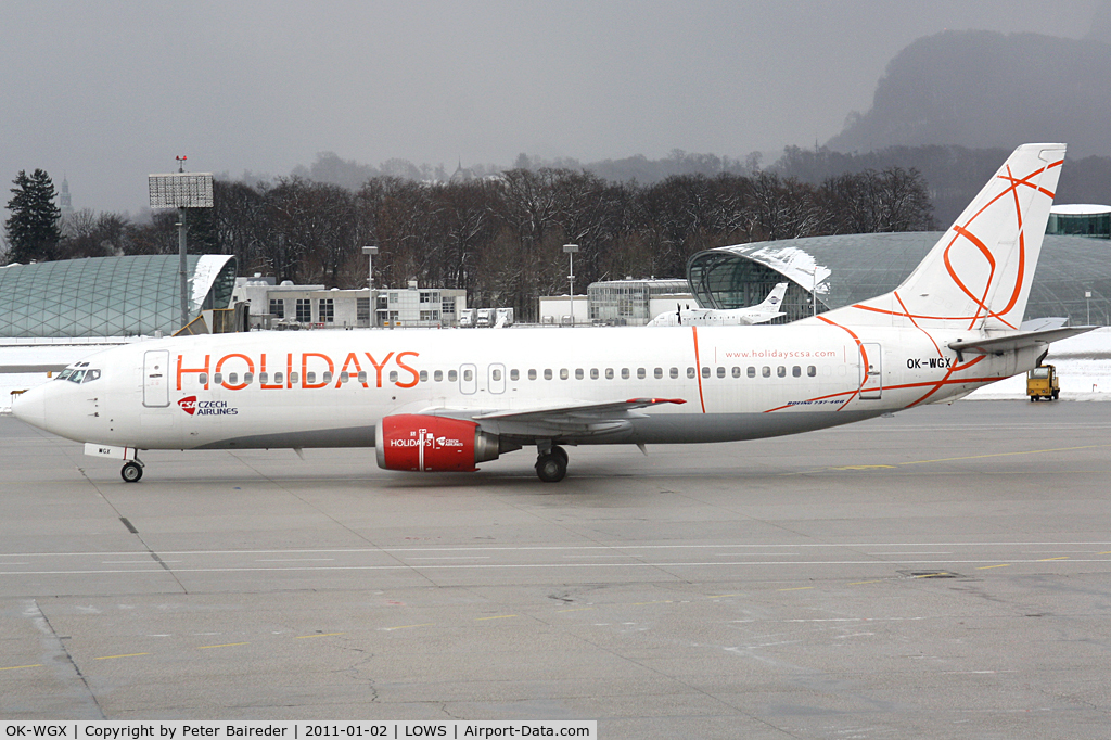 OK-WGX, 1991 Boeing 737-436 C/N 25349, Czech Airlines (CSA) Boeing 737-436
Holidays colors