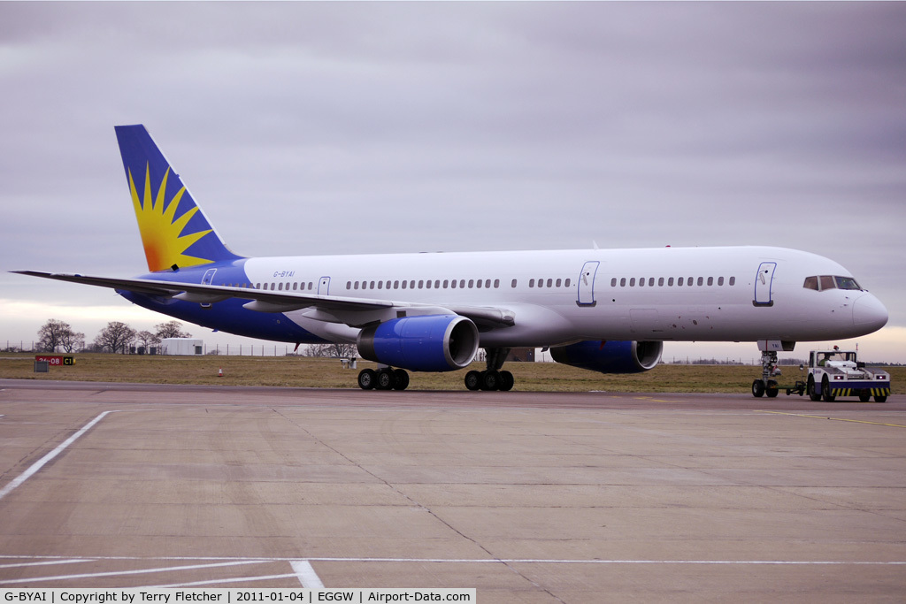 G-BYAI, 1993 Boeing 757-204 C/N 26967, Painted for sale to Allegiant Air - but now rumoured to be going on lease to Jet2