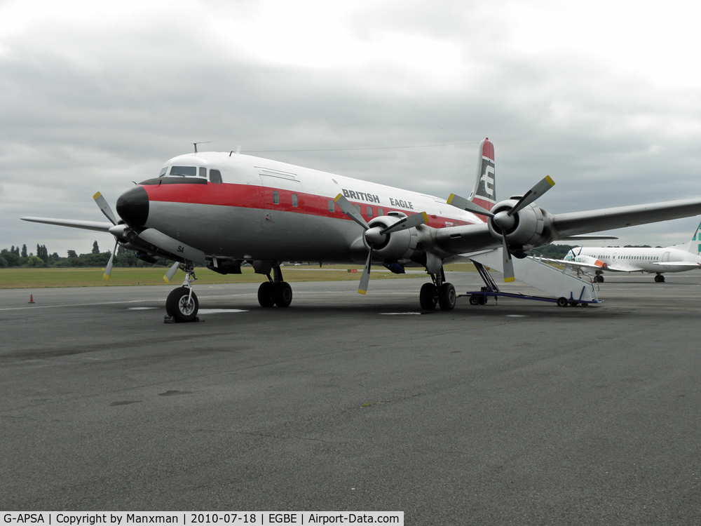 G-APSA, 1958 Douglas DC-6A C/N 45497, Air Atlatiques well preseved DC-6
