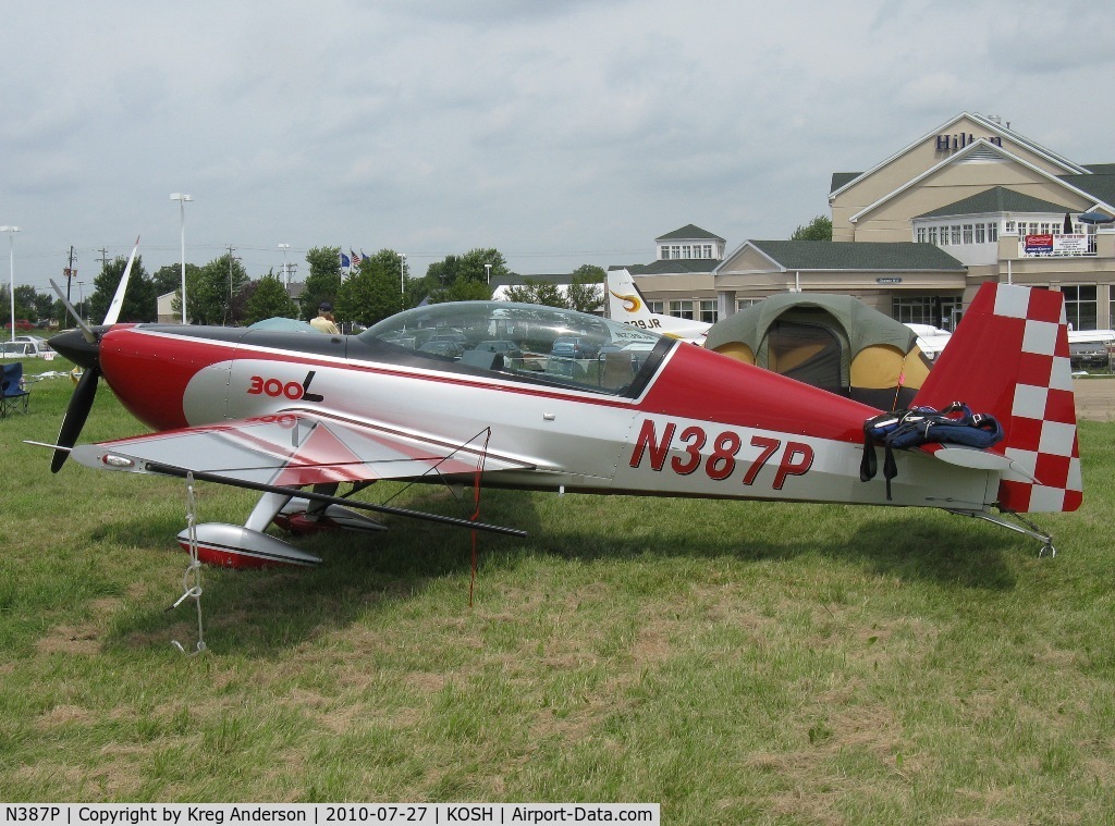 N387P, 2008 Extra EA-300L C/N 1287, EAA AirVenture 2010