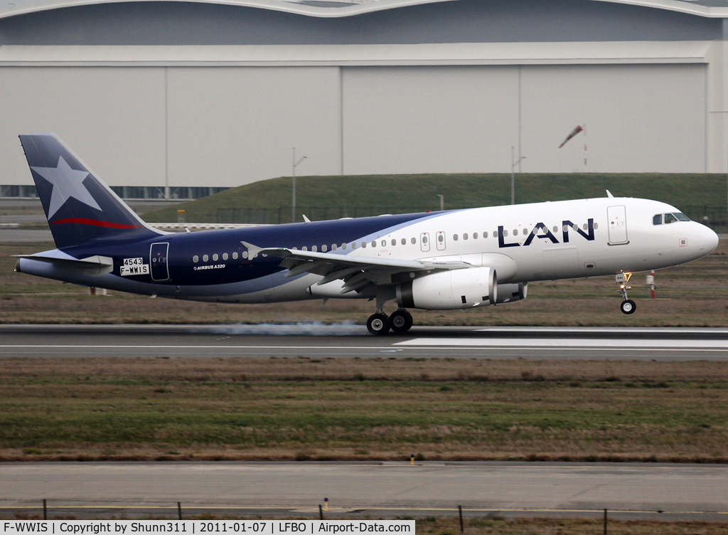 F-WWIS, 2010 Airbus A320-233 C/N 4543, C/n 4543 - To be CC-BAI