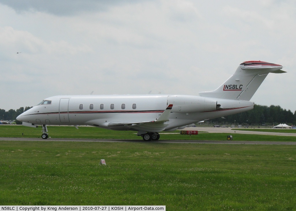 N58LC, 2007 Bombardier Challenger 300 (BD-100-1A10) C/N 20163, EAA AirVenture 2010