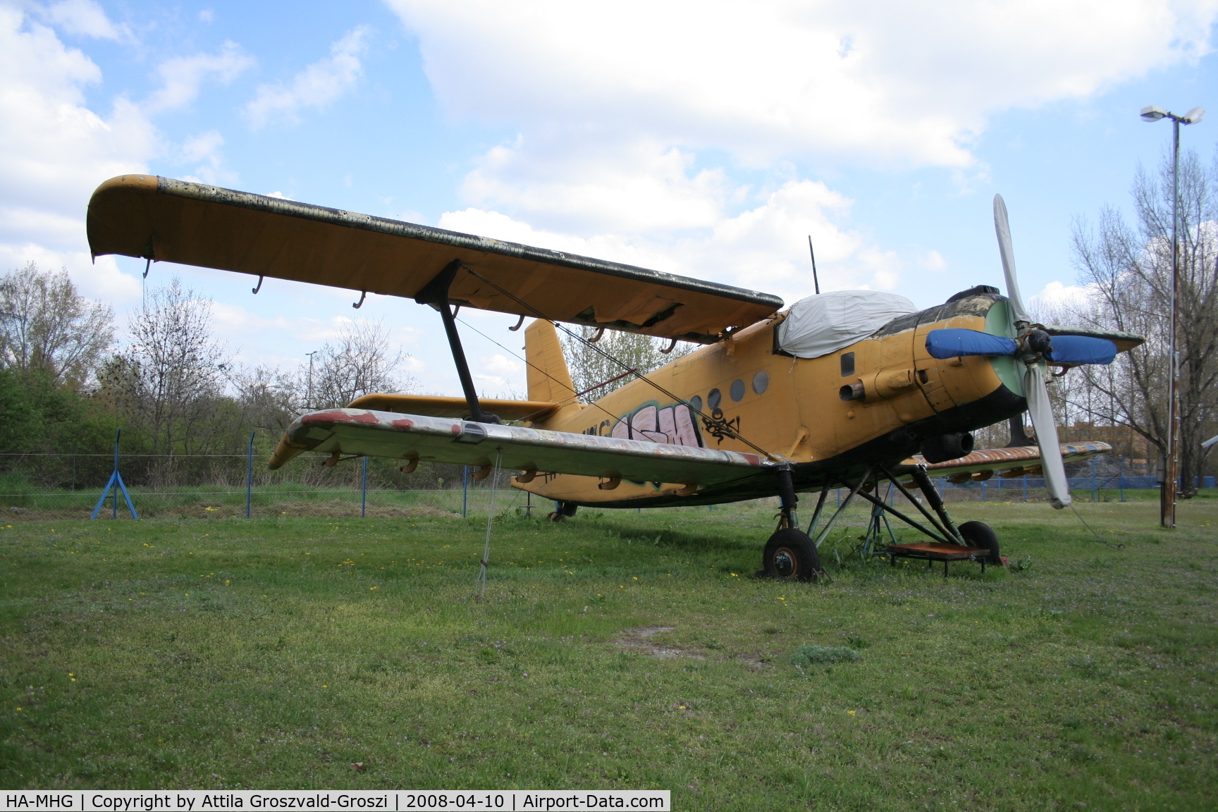 HA-MHG, 1967 Antonov An-2M C/N 601220, Csepel, Lajos Kossuth Grammar school apprentice workshop's yard - Hungary