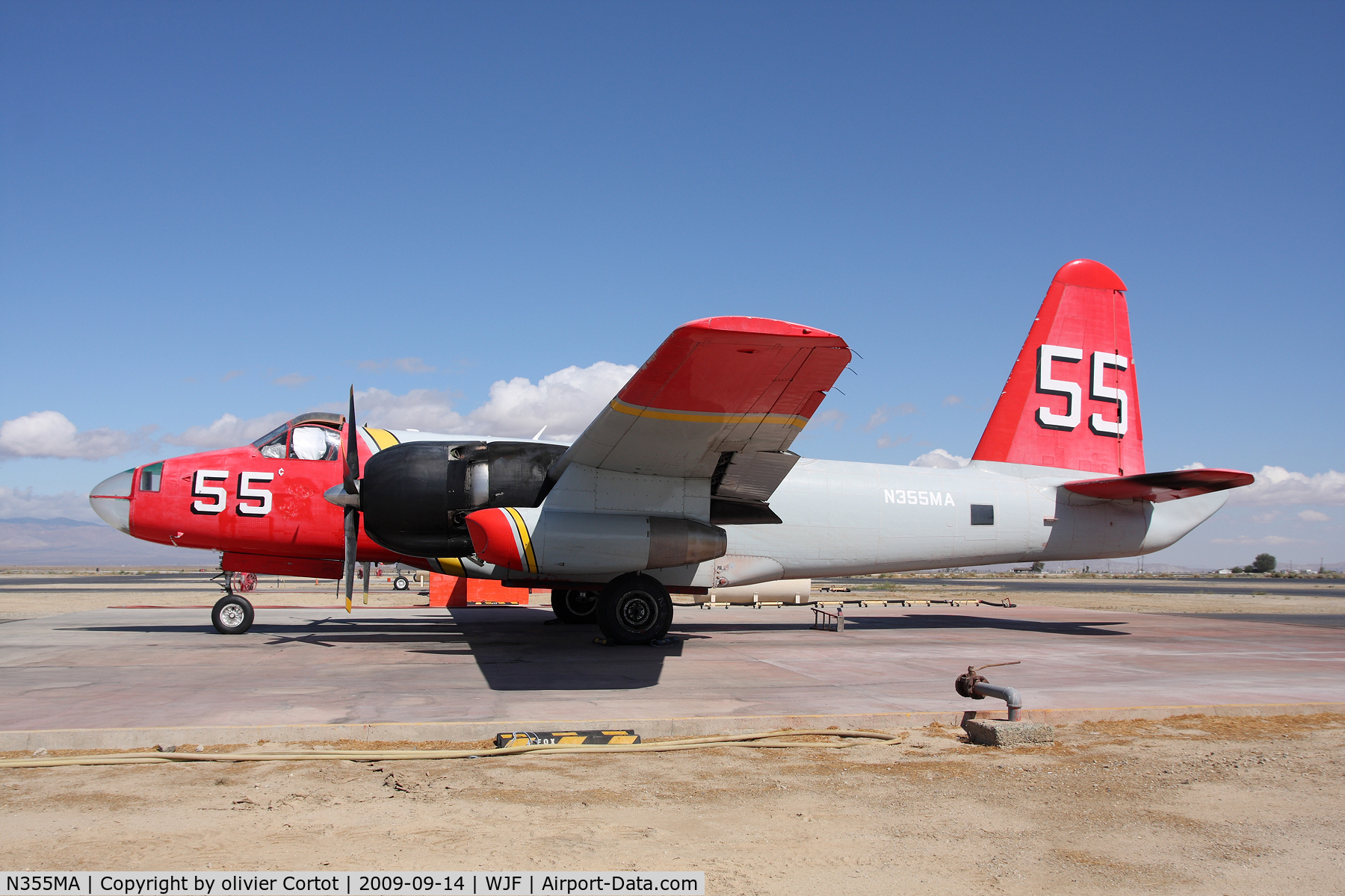 N355MA, 1957 Lockheed SP-2H (P2V-7S) Neptune C/N 726-7229, Lancaster airfield, california