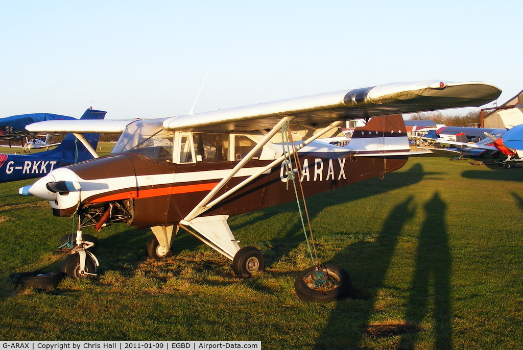 G-ARAX, 1956 Piper PA-22-150 Caribbean C/N 22-3830, Derby resident