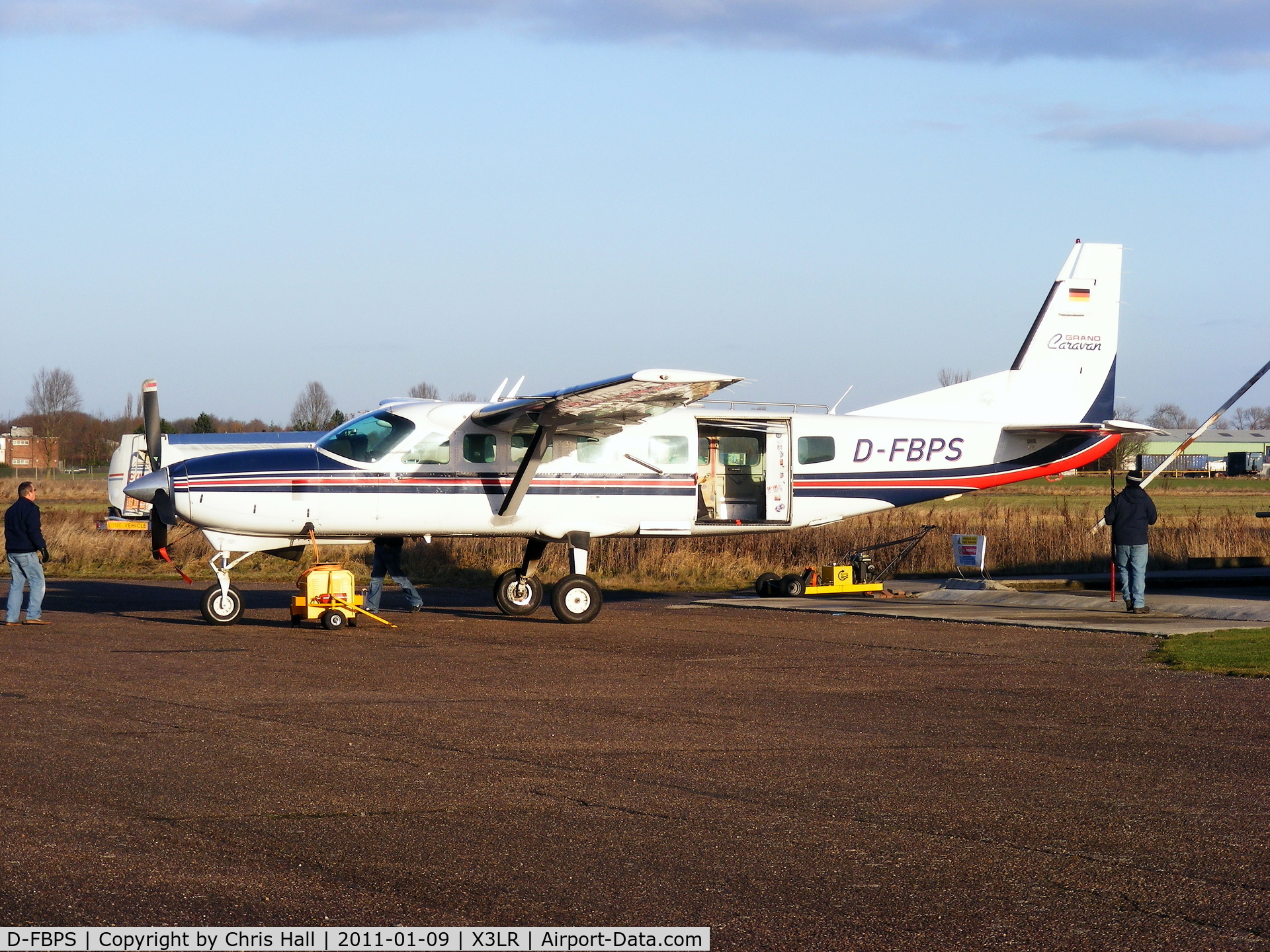 D-FBPS, 1998 Cessna 208B Grand Caravan C/N 208B0494, at the British Parachute School, Langar