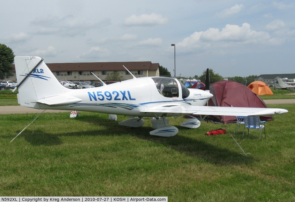 N592XL, 2007 Liberty XL-2 C/N 0044, EAA AirVenture 2010