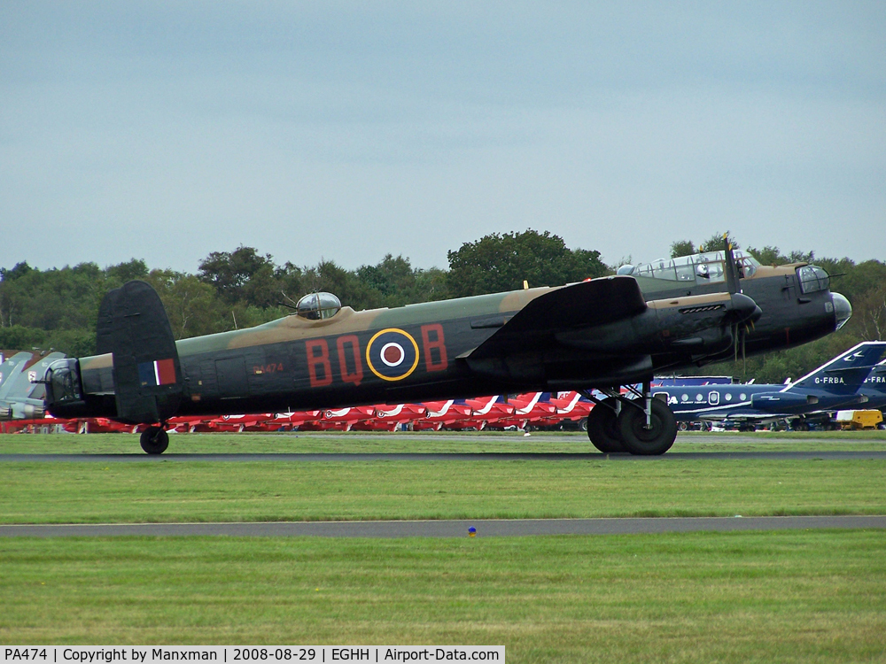 PA474, 1945 Avro 683 Lancaster B1 C/N VACH0052/D2973, The BBMF Lancaster backtracks prior to take off
