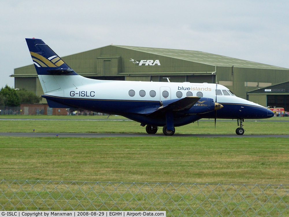 G-ISLC, 1989 British Aerospace BAe-3201 Jetstream 31 C/N 873, Blue Islands J32 G-ISLC departs