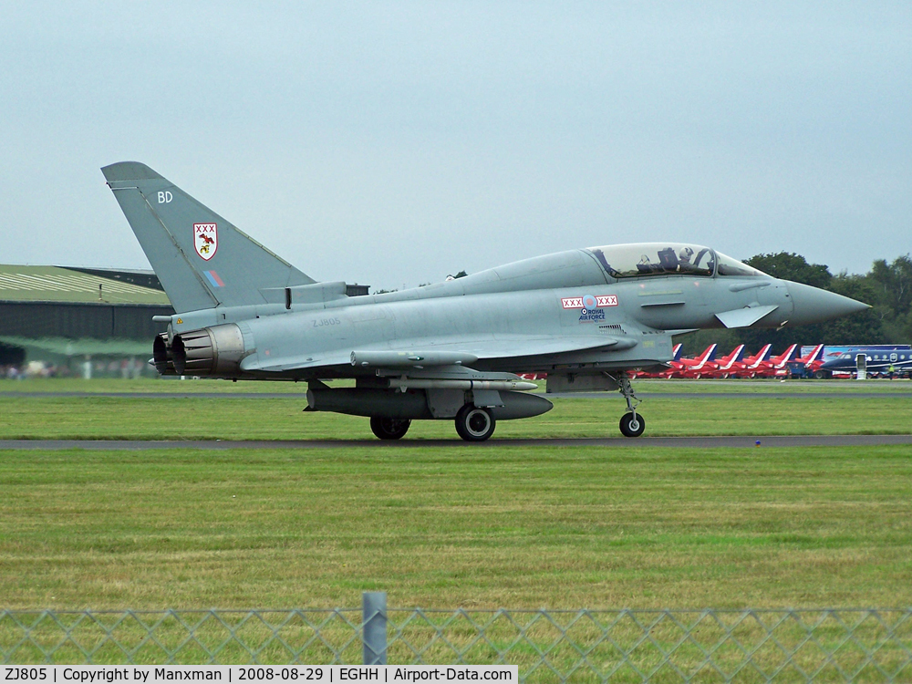 ZJ805, 2004 Eurofighter EF-2000 Typhoon T1 C/N 0019/BT006, One of two Typhoons in at BOH