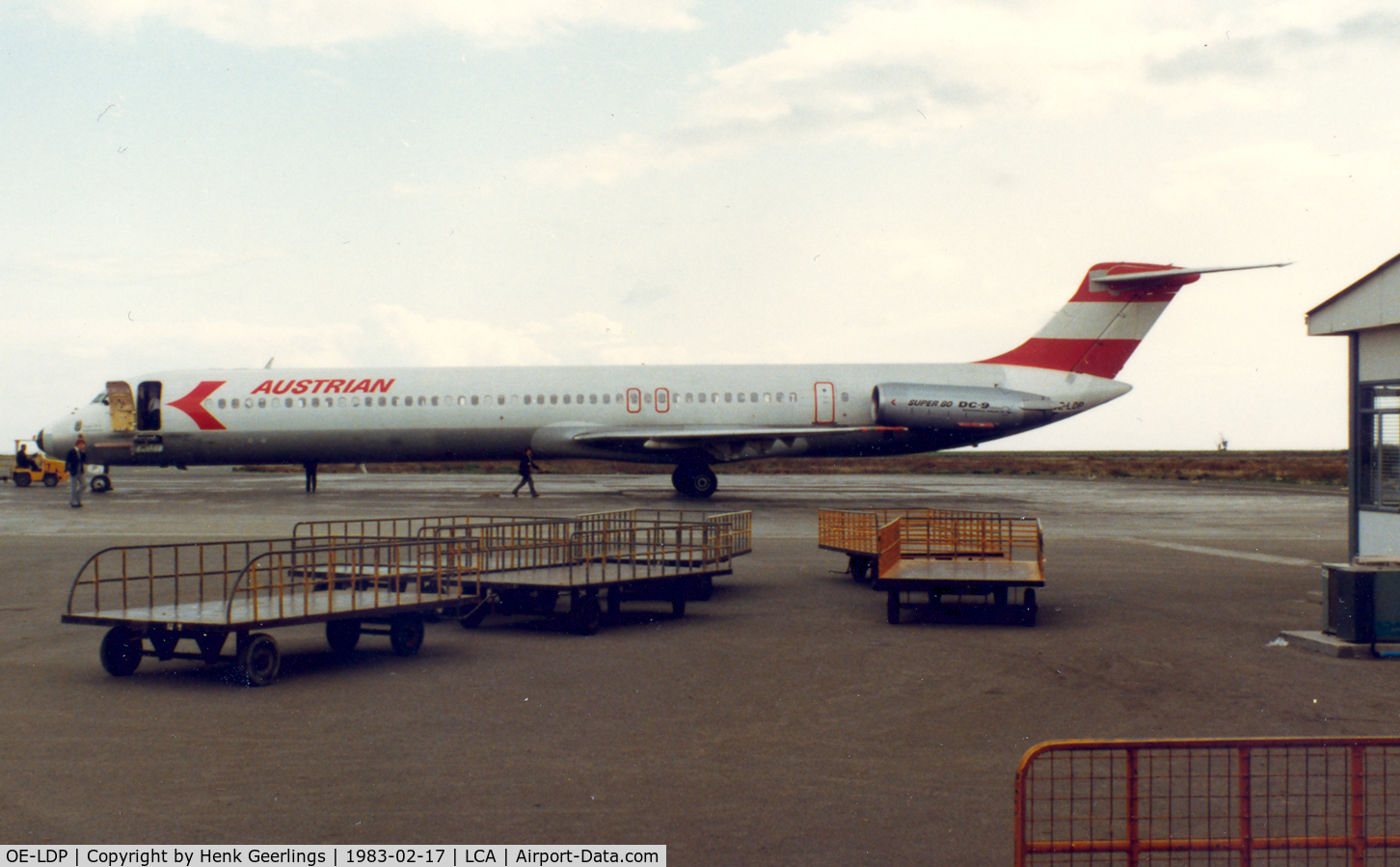 OE-LDP, 1981 McDonnell Douglas MD-81 (DC-9-81) C/N 48015, Austrian Airlines