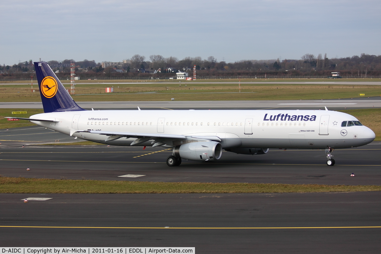 D-AIDC, 2010 Airbus A321-231 C/N 4560, Lufthansa, Airbus A321-231, CN: 4560