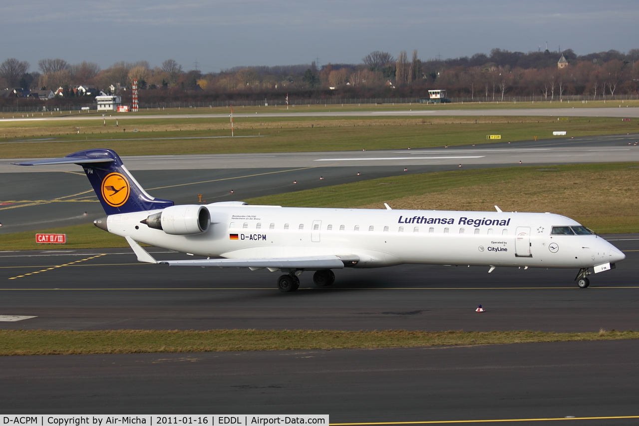 D-ACPM, 2003 Bombardier CRJ-701ER (CL-600-2C10) Regional Jet C/N 10080, Lufthansa CityLine