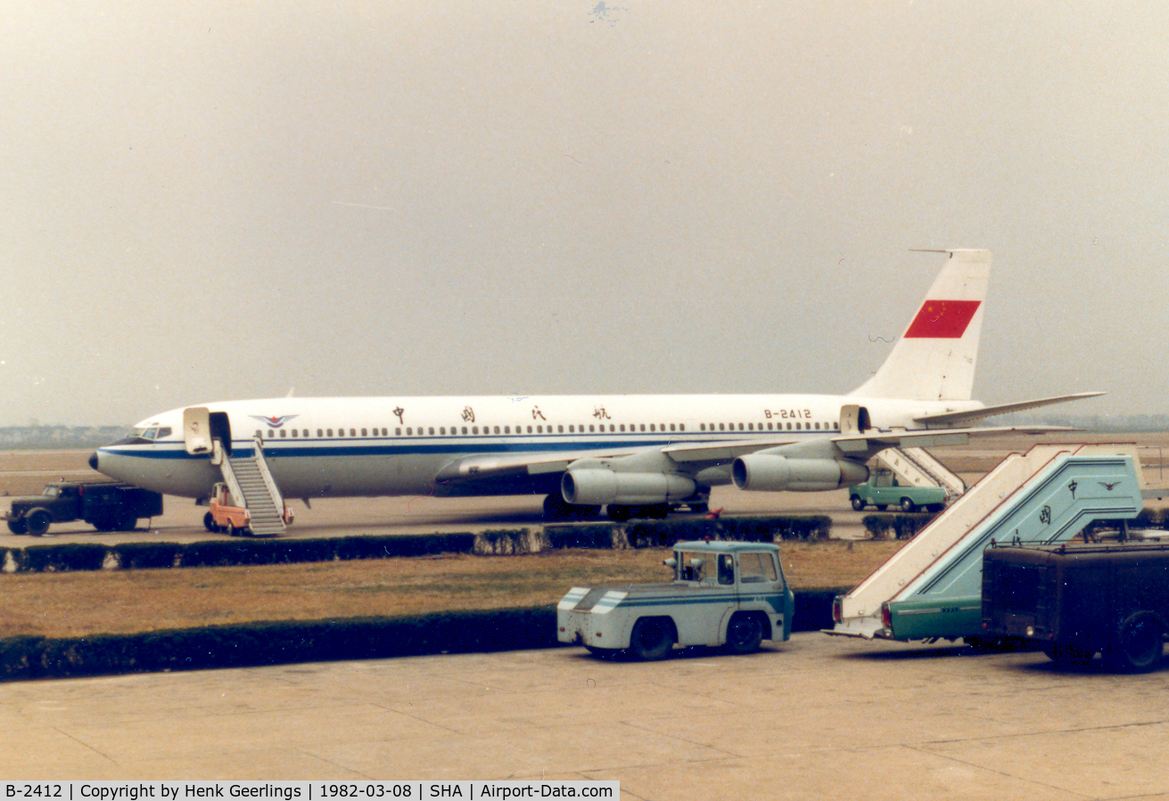 B-2412, 1973 Boeing 707-3J6B C/N 20719, CAAC