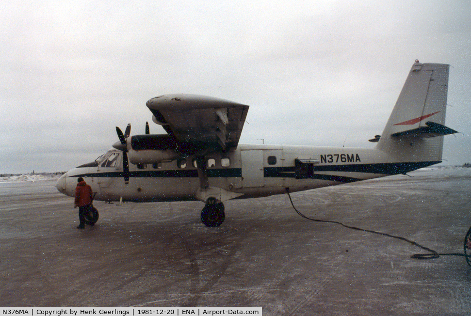 N376MA, 1967 De Havilland Canada DHC-6-100 Twin Otter C/N 81, AA-Alaska Aeronautical , Twin Otter