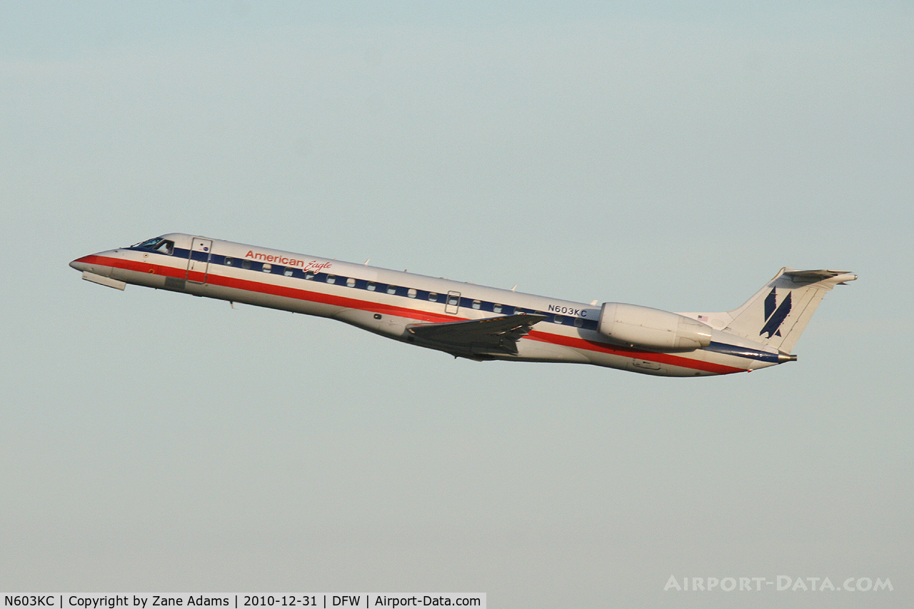 N603KC, 1998 Embraer ERJ-145LR (EMB-145LR) C/N 145055, American Eagle at DFW Airport