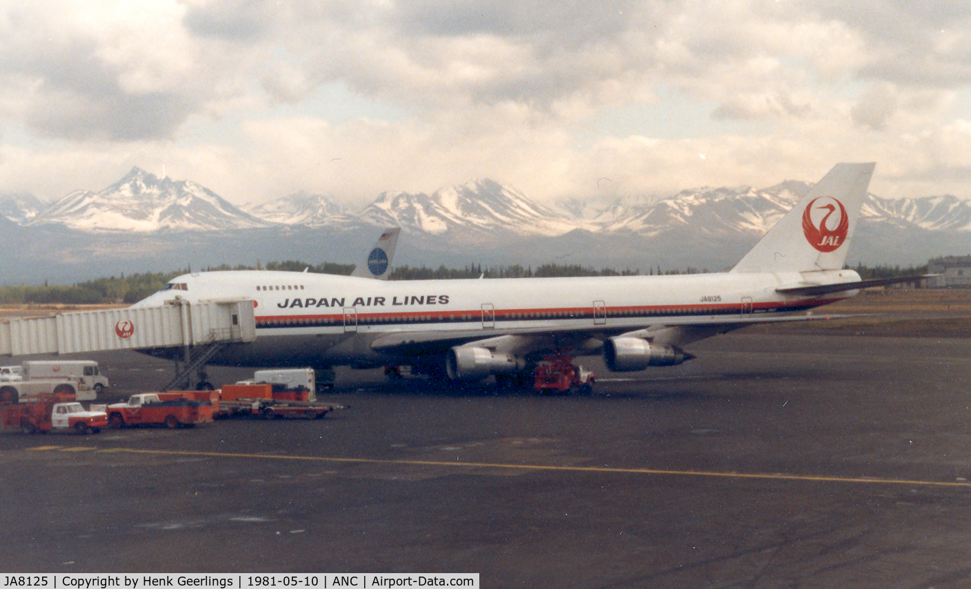 JA8125, 1974 Boeing 747-246B C/N 21030, Japan Air Lines