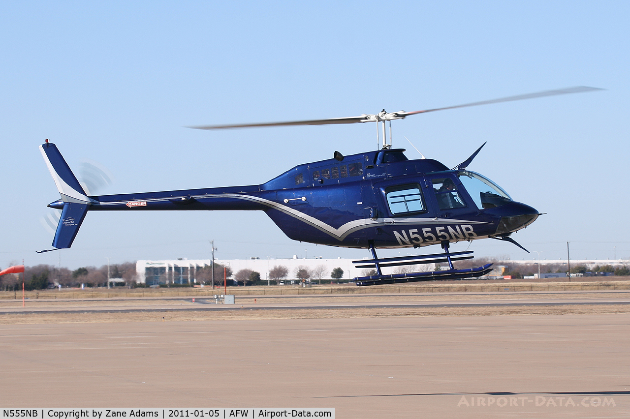 N555NB, 1977 Bell 206B C/N 2306, At Alliance Airport, Fort Worth, TX