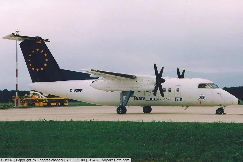 D-BIER, 1991 De Havilland Canada DHC-8-103A Dash 8 C/N 310, My most favourite registration.