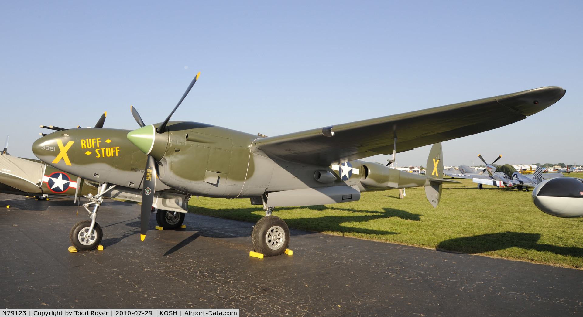 N79123, 1945 Lockheed P-38L-5 Lightning C/N 422-8235, AIRVENTURE 2010