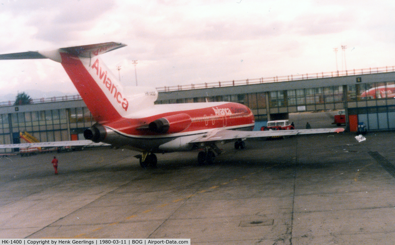 HK-1400, 1967 Boeing 727-059 C/N 19662, Avianca - Bogota