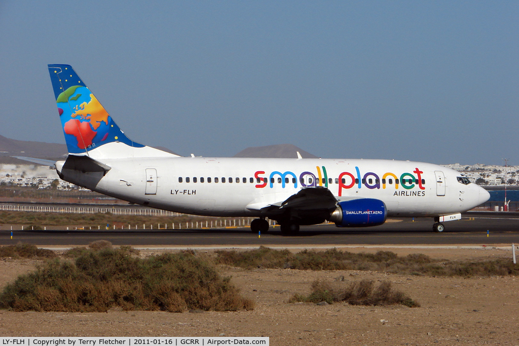LY-FLH, 1992 Boeing 737-382 C/N 25161, Small Planet Airlines Boeing 737-300, c/n: 25161 at Lanzarote