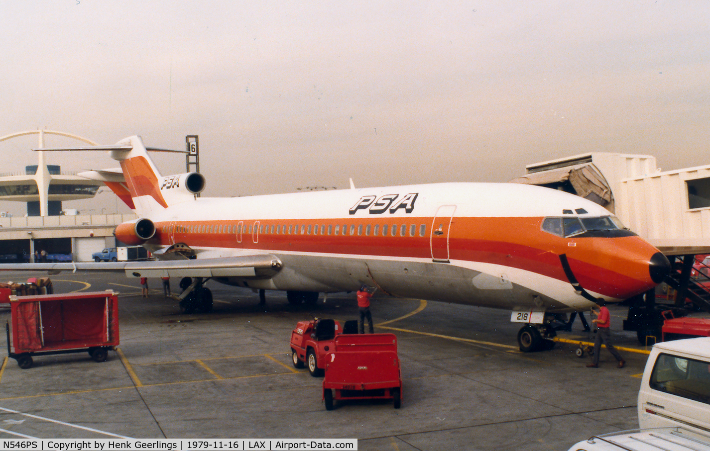N546PS, 1970 Boeing 727-214 C/N 20366, PSA , B727
