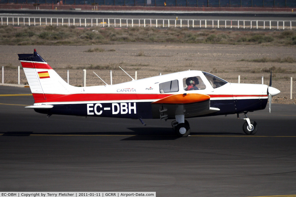 EC-DBH, Piper PA-28-140F Cherokee Cruiser C/N 28-7725281, Canavia's Piper PA-28-140F Cherokee Cruiser, c/n: 28-7725281 at Lanzarote