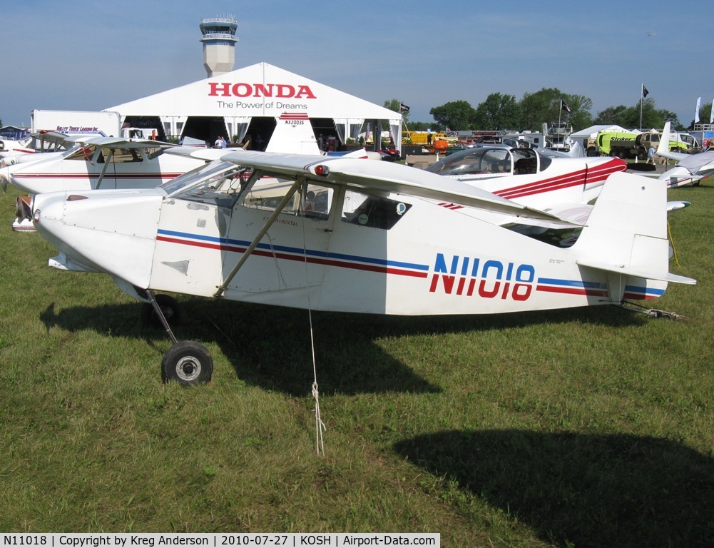 N11018, 1965 Wittman W-8 Tailwind C/N T-5423, EAA AirVenture 2010