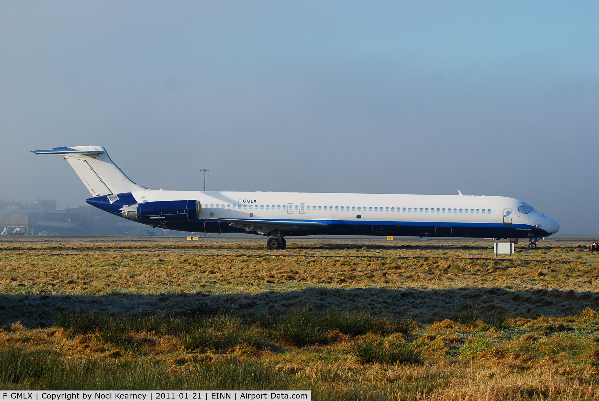 F-GMLX, 1988 McDonnell Douglas MD-83 (DC-9-83) C/N 49823, STORED. ex BLUELINE
