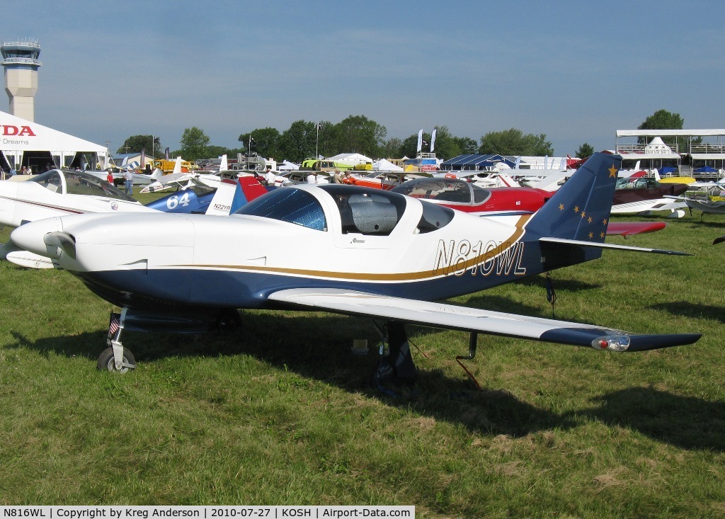 N816WL, Stoddard-Hamilton Glasair Super II-S RG C/N 2412, EAA AirVenture 2010