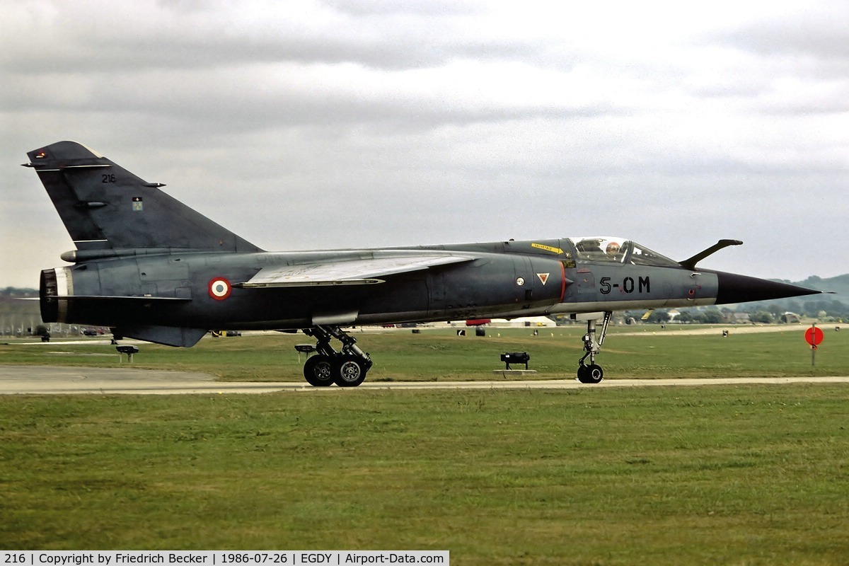 216, Dassault Mirage F.1C C/N 216, taxying to the flightline