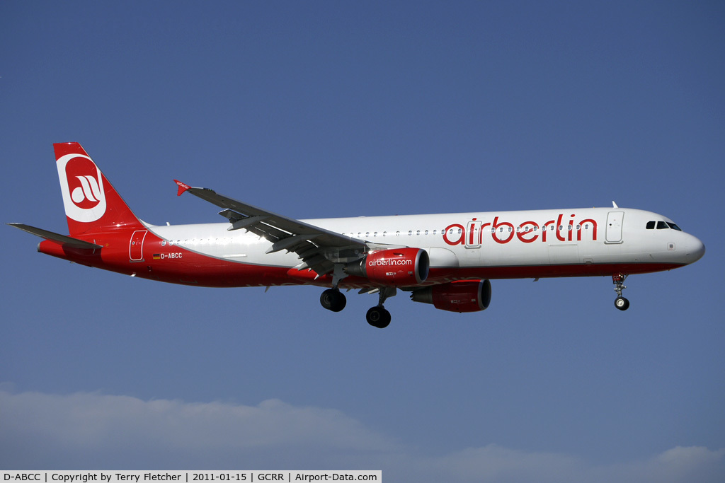 D-ABCC, 2010 Airbus A321-211 C/N 4334, Air Berlin's 2010 Airbus Industires A321-211, c/n: 4334