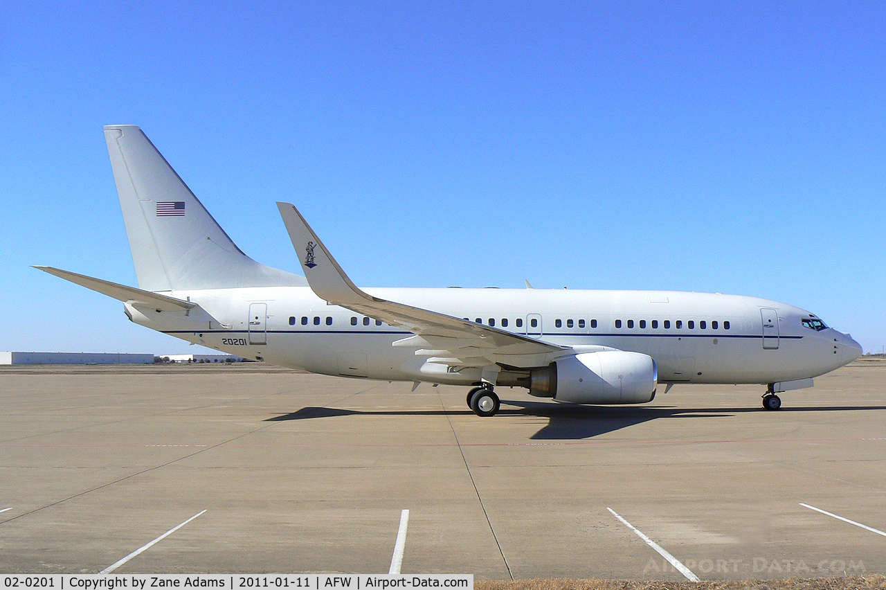 02-0201, 2000 Boeing C-40C Clipper (737-7BC BBJ) C/N 30755, At Alliance Airport - Fort Worth, TX