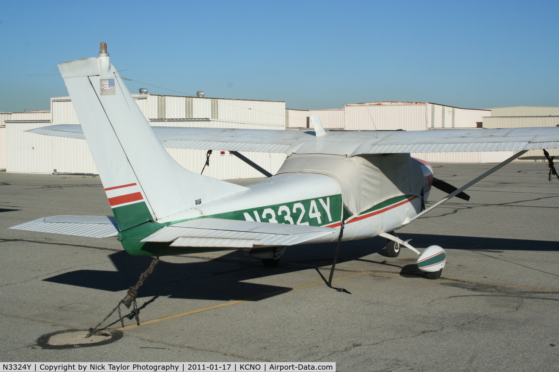 N3324Y, 1962 Cessna 182E Skylane C/N 18254324, 62' C-182E at Chino