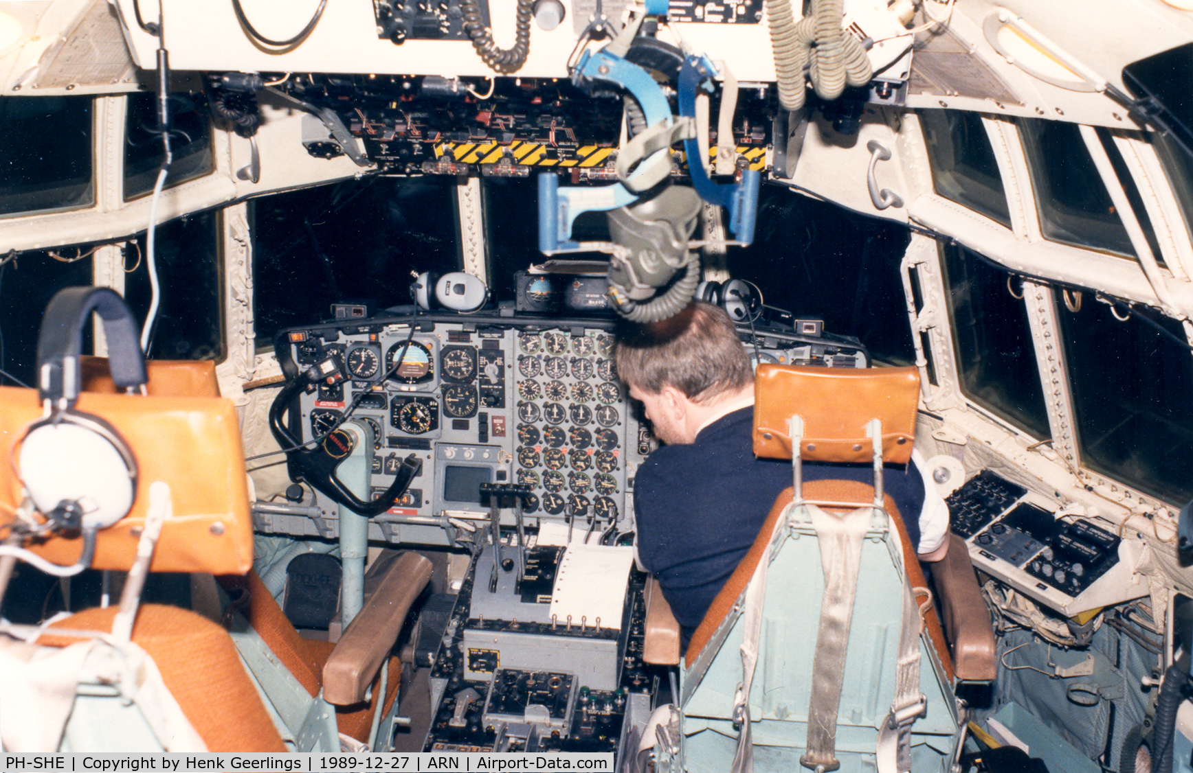PH-SHE, 1981 Lockheed L-100-30 Hercules (L-382G) C/N 382-4895, Schreiner Airways. Operation cargo flts for KLM