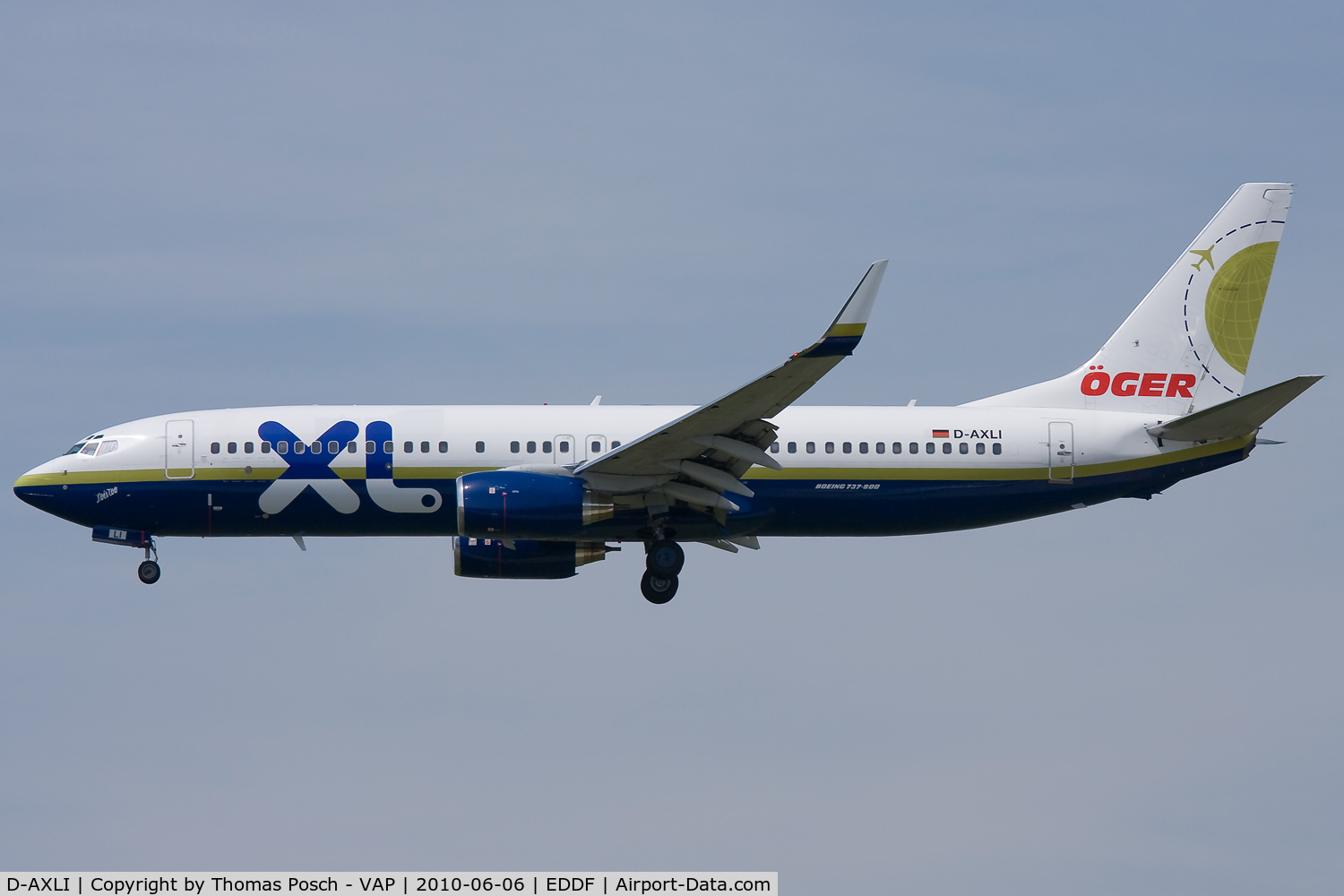 D-AXLI, 2001 Boeing 737-81Q C/N 30618, XL Airways Germany
