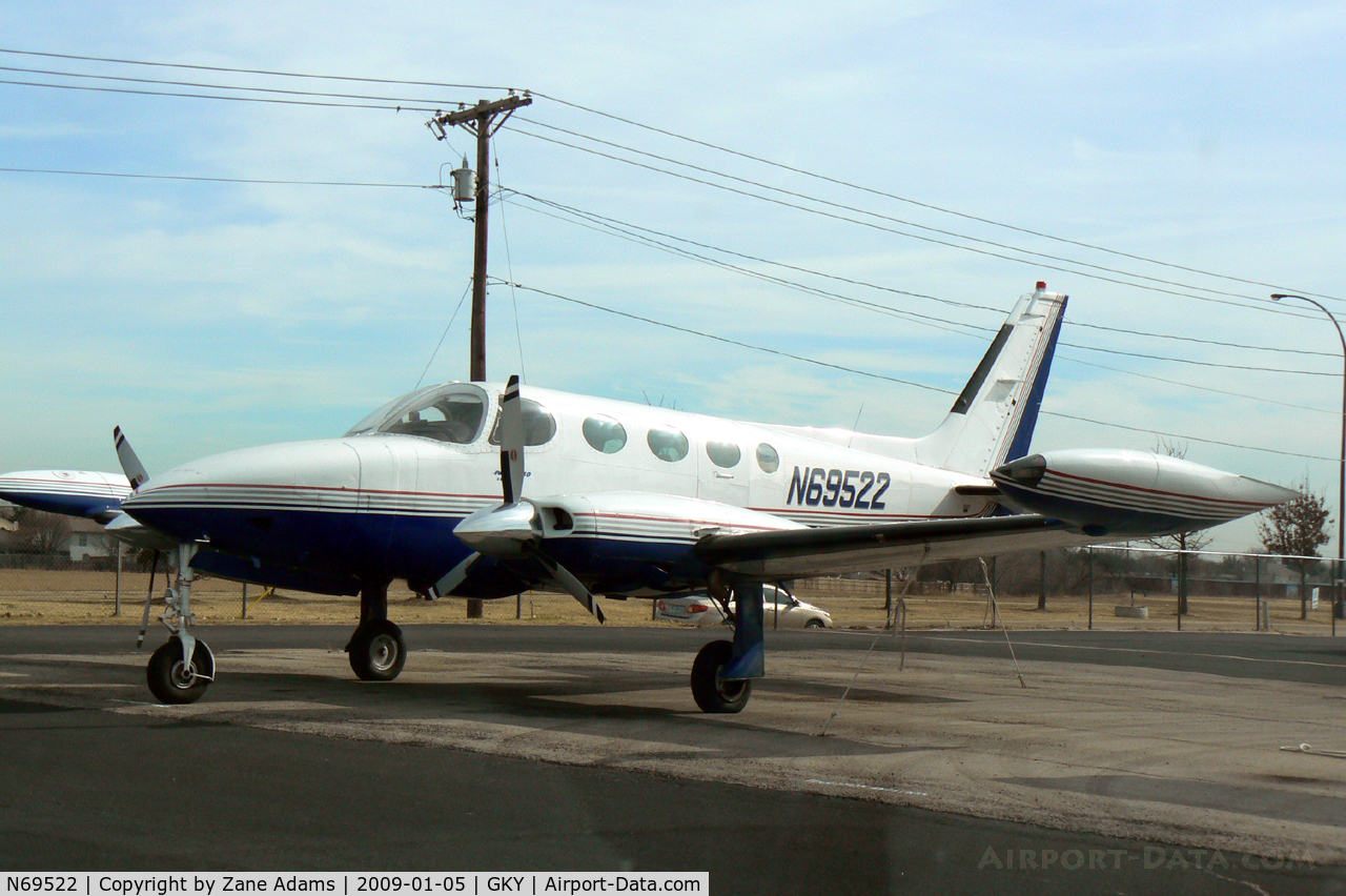 N69522, 1974 Cessna 340 C/N 340-0354, At Arlington Municipal Airport