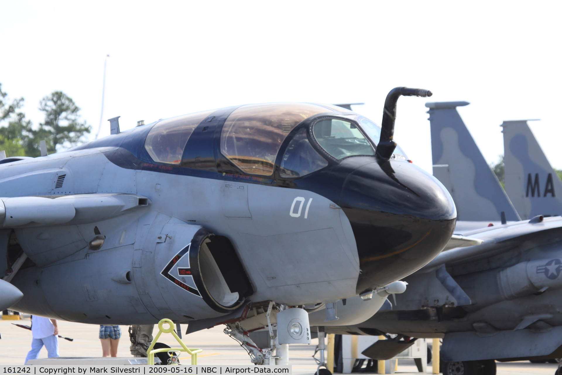 161242, Grumman EA-6B Prowler C/N P-85, Static at Marine Corps Air Station Beaufort