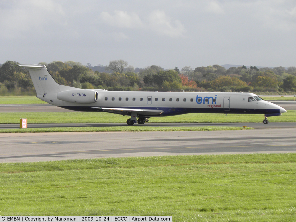 G-EMBN, 2000 Embraer EMB-145EP (ERJ-145EP) C/N 145201, bmi Regional