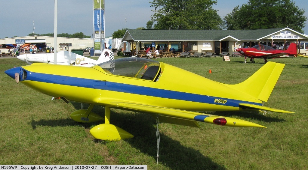 N195WP, 1995 Aero Designs Pulsar 582 C/N 273, EAA AirVenture 2010