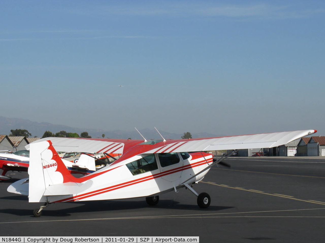 N1844G, 1968 Champion 7KCAB C/N 84, 1968 Champion 7KCAB CITABRIA, Lycoming O-320-B1E 150 Hp, taxi