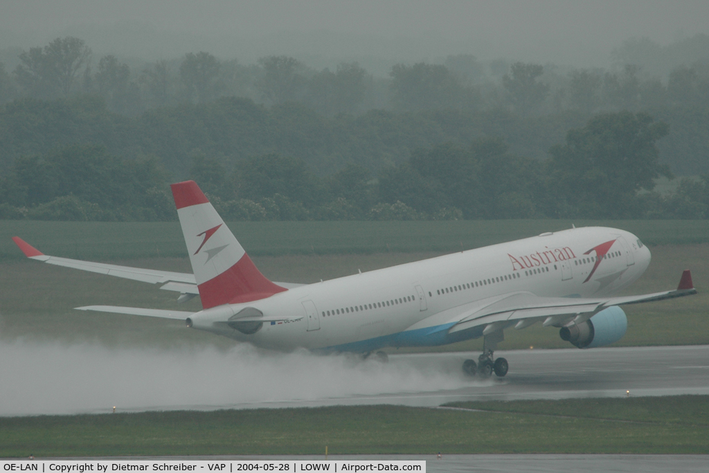 OE-LAN, 1997 Airbus A330-223 C/N 195, Austrian Airlines Airbus A330-200