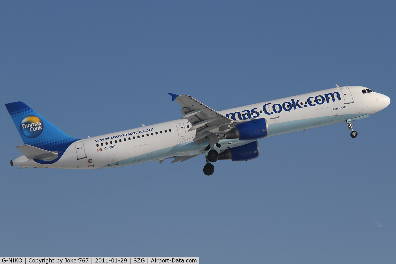 G-NIKO, 2000 Airbus A321-211 C/N 1250, Thomas Cook Airlines