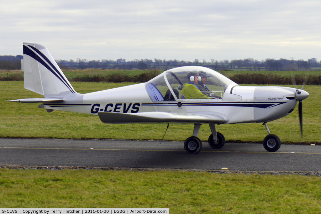 G-CEVS, 2007 Cosmik EV-97 TeamEurostar UK C/N 3102, 2007 Cosmik Aviation Ltd EV-97 TEAMEUROSTAR UK, c/n: 3102 at Leicester