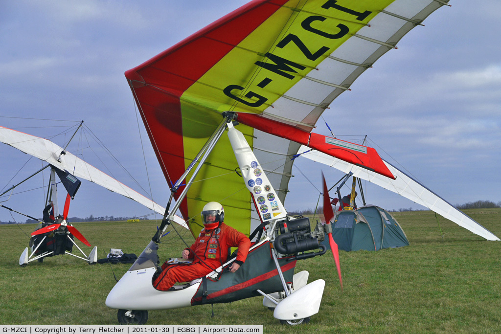 G-MZCI, 1996 Pegasus QUANTUM 15 C/N 7231, 1996 Cyclone Airsports Ltd Trading As Pegasus Aviation PEGASUS QUANTUM 15, c/n: 7231 at 2011 Icicle