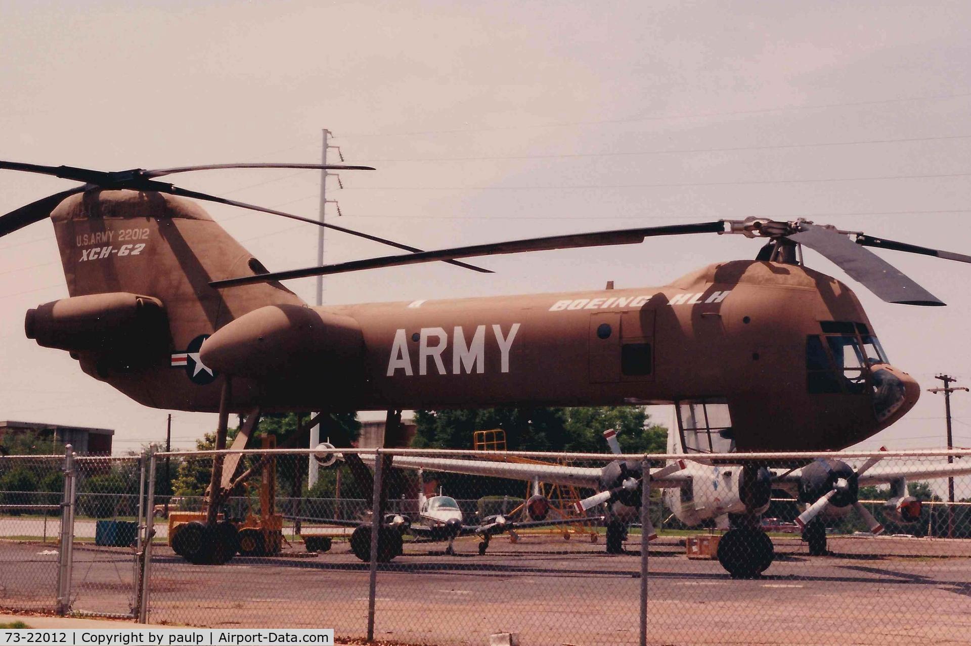 73-22012, 1975 Boeing Vertol YCH-62A Heavy Lift Helicopter C/N Not found 73-22012, Scanned Photo